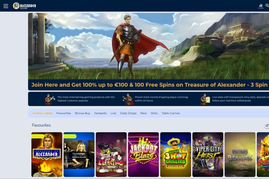Alexander Casino : Téléchargez notre Mobile App APK